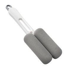 유즈베러띵 듀얼 헤드 컵 텀블러 세척 솔, 1개, 그레이