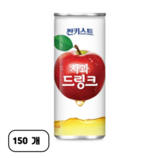 해태음료 썬키스트 사과 드링크, 150개, 240ml