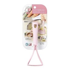 시모무라 포테이토 매셔 감자 계란 호박 푸드 으깨기, 1개, 핑크