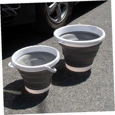 폴딩 물통 실리콘 신축구조 차량 세차용품 캠핑 낚시 야외활동 공간절약 휴대간편, 상세페이지 참조, 10L