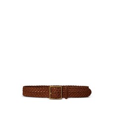 폴로랄프로렌 브레이디드 레더 벨트