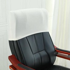 의자커버 머리 천갈이 덮개 식탁 가림막 책상 커버 그린 그린 단독 대두 1개, 1) A-WHITE × 1개
