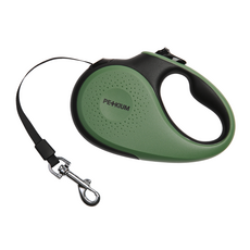 페키움 데일리핏 자동리드줄 강아지 산책줄 목줄 PRL-01, 페키움 PRL-01 그린 블랙, 1개