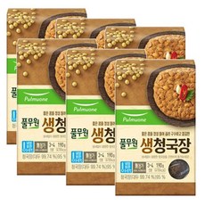 풀무원 생 청국장, 6개, 190g
