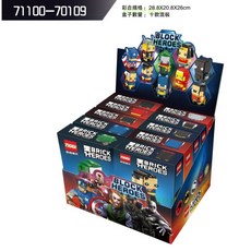 泰格 71100-71109 樂高積木超級英雄頭像 10款組, 1個