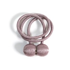 하루네 롱 커튼 타이백 (70cm) 암막커튼 볼 자석 커텐끈 타이백 1P, 1개, 골드핑크