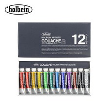홀베인 수채과슈 세트 5ml, 12색
