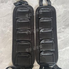 루모 자동차 낚시대 거치 겸용 낚시거치 민물 갯바위 홀더 블랙 선상, 11. N79-블랙 5개 (스트랩)