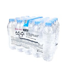 석수 무라벨 생수 500ml 80병, 80개