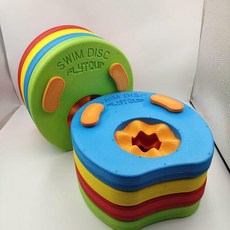 兒童遊泳手臂圈 嬰幼兒泡沫手臂環 小學生寶寶免充氣漂浮袖 1 精品, 二代升級款8片+小號背漂, 1個