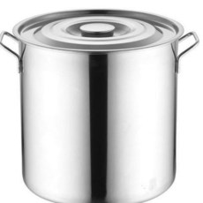 50斤裝儲米箱304不銹鋼米桶防蟲防潮傢用30斤水缸麵桶10kg大米缸 儲米箱 米桶 儲米桶 米箱 傢用收納儲米箱 2B, 直徑40加高60加厚(100斤米), 1個