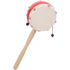 감각 탐구와 리듬 발달을 위한 가벼운 타악기를 래틀 드럼 전통 양가죽 흔들기