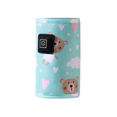 젖병 절연 커버 USB 충전식 난방 우유 워머 야외 여행 자동차 휴대용 보호 커버, 1개