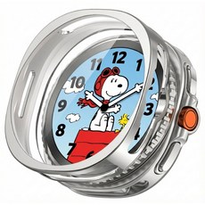 갤럭시워치8 클래식 호환 실리콘 케이스, 실버, 1개