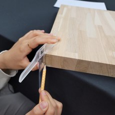투명 플라스틱 T자 30cm 티자 t자 제도 용자 잣대 직각자, 본상품, 1개