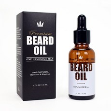 Premium Beard Oil by One Handsome Premium Beard Oil by One Handsome Man - Softens Thickens and Hel, 1개