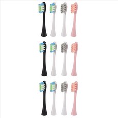 12pcs 교체 브러시 헤드 OCLEAN X/ X PRO/ Z1/ F1/ ONE/ AIR 2/ SON SONIC ELECTRIC Tooth Brush, 사진 색상