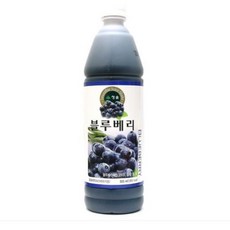 청솔 과일원액 음료베이스 835ml 에이드 스무디 블루베리, 5개