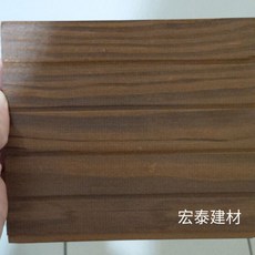 宏泰建材 V型壁板南方松碳化木