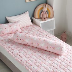 모던하우스 마미허그 소프트워싱 튤립버니 바디필로우 100x20R 핑크-CZ1126009, 이미지참고