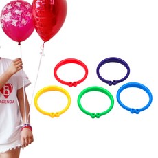 스마일파티 헬륨 풍선 손잡이 웨이트 고리 팔찌 무게추, 10개, 풍선손잡이