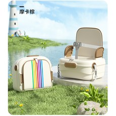 多功能嬰兒童外出便攜餐椅包, 棕色