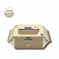 RICO baby 金盞花厚款濕紙巾 Sensitive 無蓋20抽 24包入 55gsm, 1箱, 24個裝
