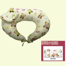 貝樂茲 哺乳枕 雙面透氣設計 冬暖夏涼, 小熊一家親 基礎款