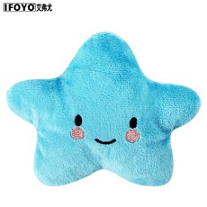 IFOYO 艾弗尤 狗狗絨毛發聲玩具, 1個, 2#藍色星星