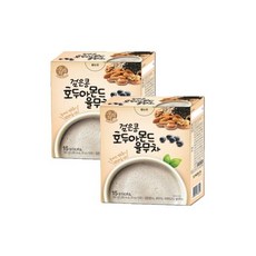 송원 검은콩 아몬드 호두 율무차15Tx2개(총30T) 스틱 분말차 아침식사대용 부모님 간식 어린이 영양 간식, 20g, 15개