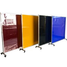 용접 가림막 비산 불티 스파크 불꽃 가드 이동식 차광막