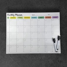 자석 월간 계획표 화이트보드 탈부착 시트 먼슬리 플래너 마카 2개 포함, 상세페이지 참조