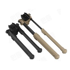 피카티니 폴리머 양각대 전동건 거치대 20mm 바이포드 높이조절 지지대, 1개, 샌드
