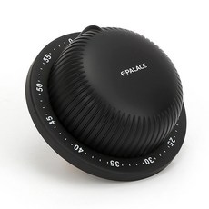 不鏽鋼磁吸定時器, 條紋黑 - E - PALACE, 1個