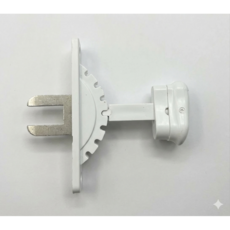 ( 앞쪽 핀 모양 확인) 루버창 손잡이 루버창 핸들, 1개, U자형 화이트