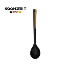 코젤 다이애나 내열 실리콘 주방 조리도구 키친툴, 1개, 블랙월넛, 조리스푼