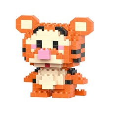 퍼즐피플 나노블럭 미니 캐릭터 시리즈, 구분, [퍼즐피플 나노블럭]미니 호랑이 티거, 1개