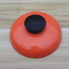 通用陶瓷砂鍋蓋 電燉煲湯鍋蓋 彩色黑白鍋蓋配件 砂鍋蓋子批發, 桔紅色 直徑16.3CM橘紅色, 1個