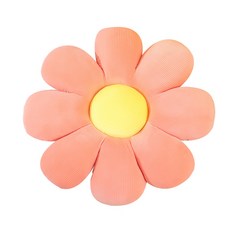 DFMEI 花型坐墊辦公室電腦椅墊榻榻米座墊花瓣抱枕, 粉紅色