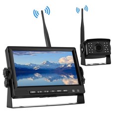 대형 화물차 무선 후방카메라 광각 에이치디 나이트비전 사각지대 방지 칠인치 모니터 세트, 4. 무선 4.3인치 1개, 기본 모델명/품번
