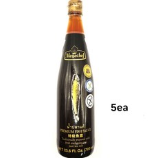 태국 피쉬소스 메가쉐프 피쉬소스 Megachef FishSauce 700ml 태국식품 worldfood, 5개