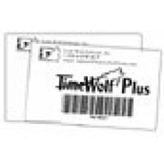 Lonewolf Software PVC 직원 카드 (10개 세트) Timewolf Plus 스캐너와 함께 사용, Lonewolf Software PVC 직원 카드 (1