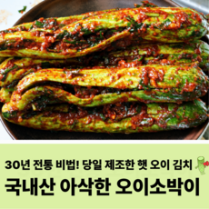 햇오이 국내산 아삭한 오이소박이, 1박스, 1kg