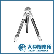 TAMRAC 美國天域 革命者旗艦碳纖球型雲台三腳架 (灰/白), 白色, 1個