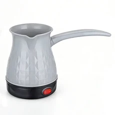 전기 터키식 플라스틱 커피포트 주전자 급속 가열 중동식 브루잉 미니, 01 유럽 ​​연합, 03 회색