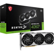 엠에스아이 지포스 RTX 4060 Ti 게이밍 X 8G 그래픽 카드 - GPU 8기가바이트 GDDR6 18기가비트128비트 PCIe 4.0 트윈 프로저 9 2개 토르크 팬 5., 게이밍 그래픽카드 PC 비디오 게임용 MSI 지포스 R