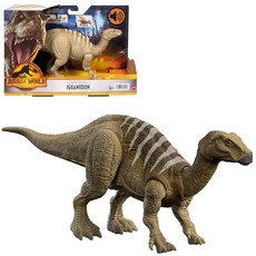 마텔 쥬라식 월드 (JURASSIC WORLD) 새로운 지배자 액션 짖어라! 이구아노돈 전체 길이 약 29.4 cm 4세 이상 HDX41, 1개