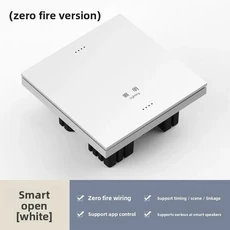 스마트 스위치 음성 제어 패널 홈 호텔 룸 자동화 시스템 무선 터치, 15 One way switch, 01 CHINA