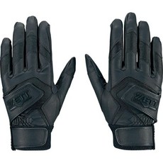 ZETT 제트 야구 배팅 장갑 양손 양손용 고교 대응 세탁 가능 BG579HS 클리어런스 재고 처분 글러브 야구부 용품 스왈로 스포츠 아울렛 194307, 블랙