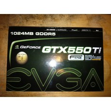 EVGA GeForce GTX 550 Ti FPB 1024MB GDDR5 PCI Express 2.0 2DVI/Mini-HDMI SLI 지원 그래픽 카드 01G-P3-1556, EVGA GeForce GTX 550 Ti FPB 10